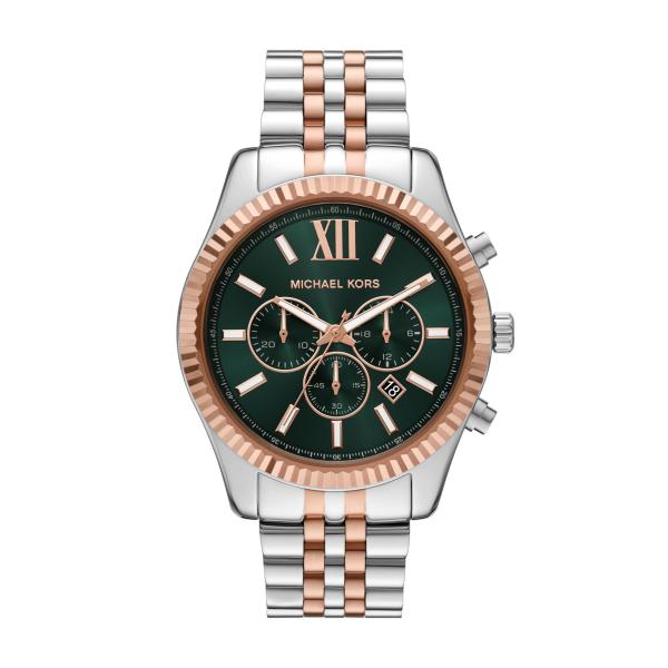 Michael Kors Men's Lexington Chronograph Two-Tone ...