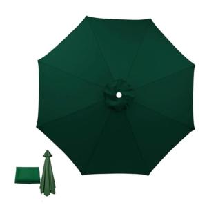 PUCNHZYNW 8ft Waterproof UV Protective Replacement Canopy for 6/8 Ribs Outdoor Patio Umbrella - Durable Easy to Install Perfect for Gardens Patios and