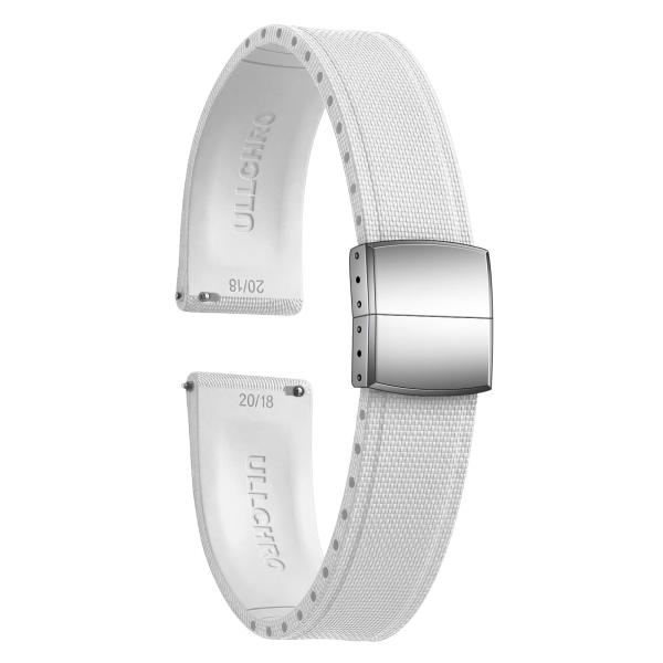 ULLCHRO FKM Rubber Watch Strap 20mm, Quick Release...