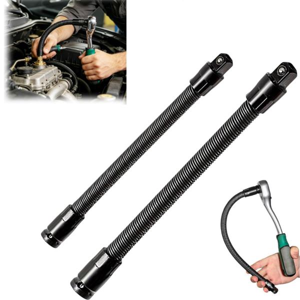 YAGUAN New 1/2" Drive Flexible Socket Extension Se...