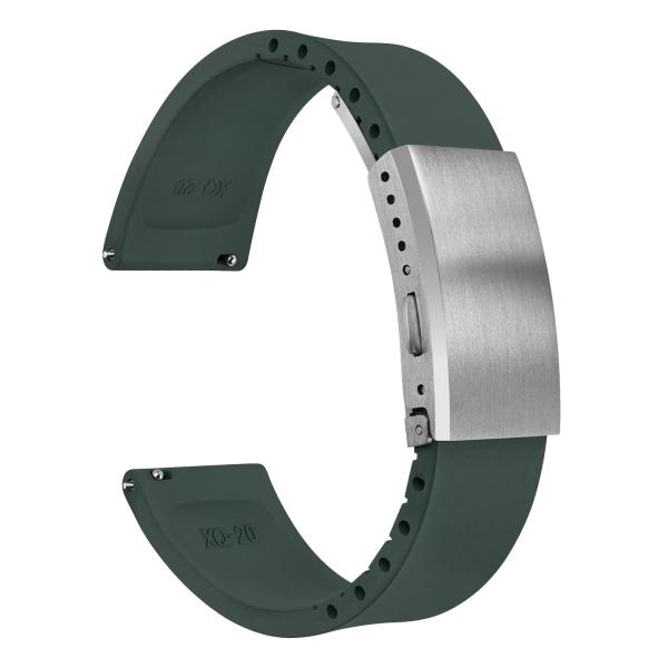 watchdives FKM Rubber Watch Strap, Cut to Size Fas...