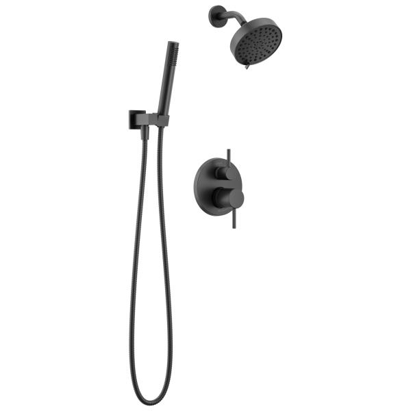 Delta Modern Round Shower System Faucet Set, Matte...