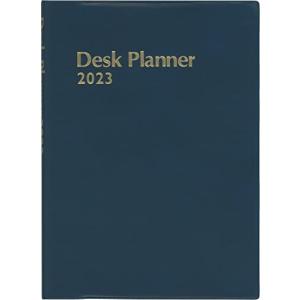 博文館新社 手帳 2023年 B5 ウィークリー デスクプランナー 紺 No.107