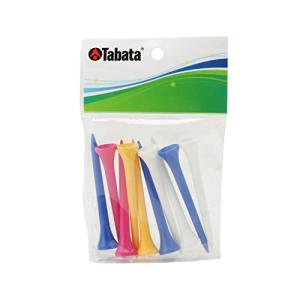 Tabata ゴルフ ティー ロング プラスチックティー プラスリム ロングティー 70mm 10本入 GV0476