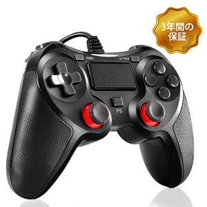 PS4 コントローラー有線 ps3/pc コントローラー 二重振動