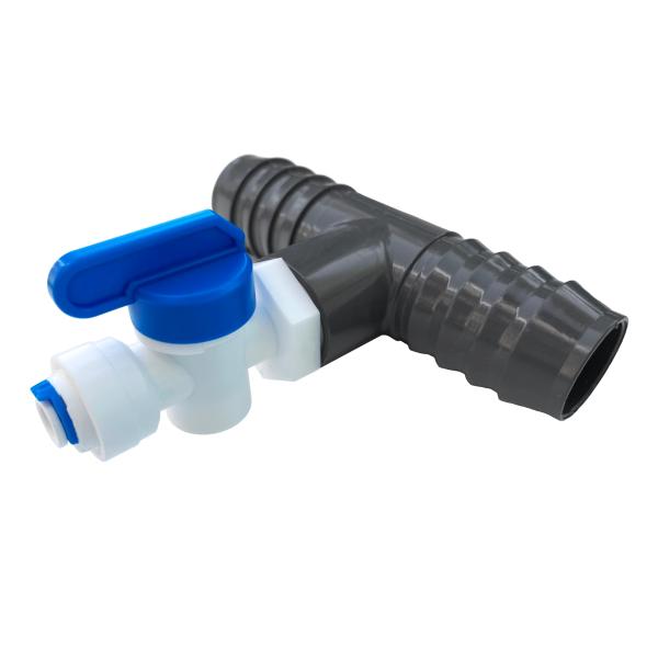 ホース内径23〜26mm用 カルシウムリアクター 強制通水アダプターキット 1/4"チューブ専用（ホ...
