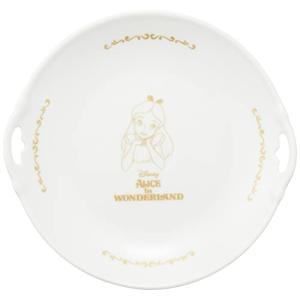 マリモクラフト Alice in wonderland 丸小皿 ホワイト W13×H13.5cm MDAT-002の商品画像
