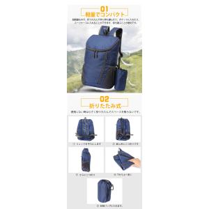 送料無料 リュック 登山バッグ 折りたたみ 折...の詳細画像3