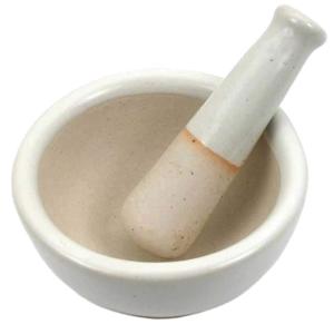 SMALL Ceramic MORTAR AND PESTLE SET   3 DIA by ToolUSA Jewel Tool 並行輸入品｜best-style