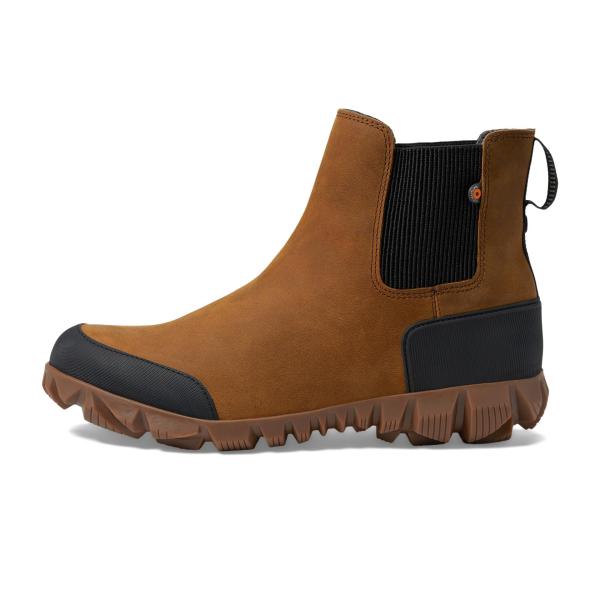 【並行輸入品】BOGS Arcata Urban Leather Chelsea Carmel/Am...