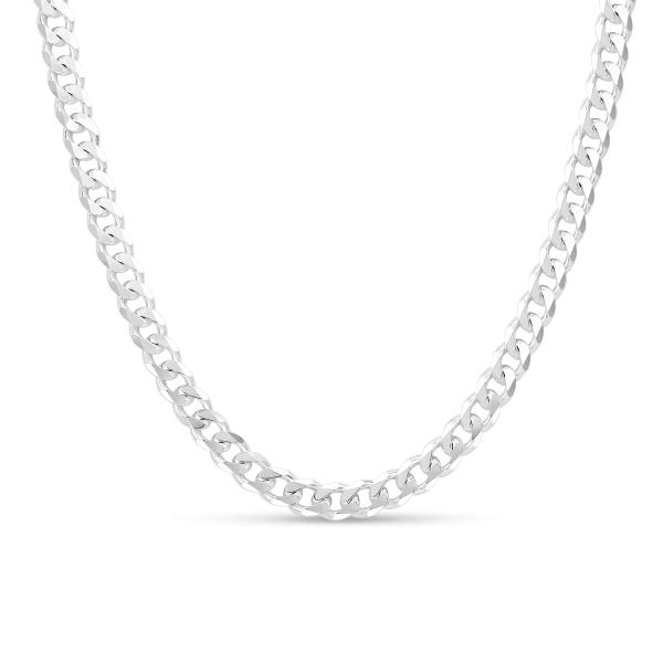 【並行輸入品】(26.0 inches)   7mm 925 Sterling Silver Cub...