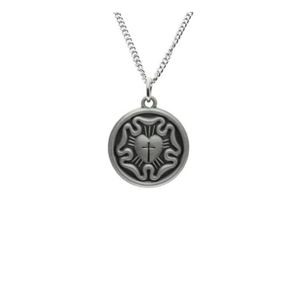 【並行輸入品】Sterling Gifts ルーテルローズネックレス。I am a Lutheran...