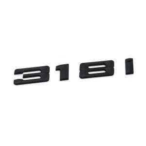 318iマットブラックトランクLid車背面バッジエンブレムデカール数Letter For BMW 3...