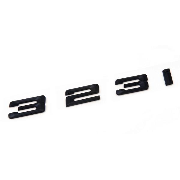 323iマットブラックトランクLid車背面バッジエンブレムデカール数Letter For BMW 3...