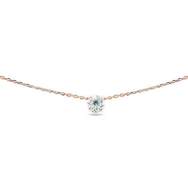 【並行輸入品】lovveスターリングシルバー6?mmラウンド基本的なキュービックジルコニアソリティア...