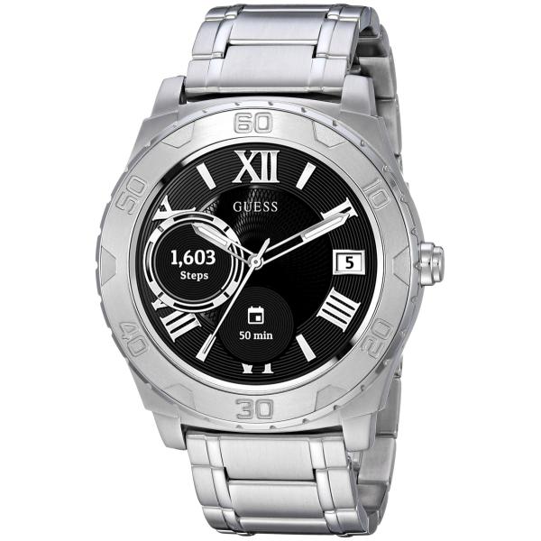 【並行輸入品】GUESS メンズ ステンレススチール Android Wear タッチスクリーンブレ...