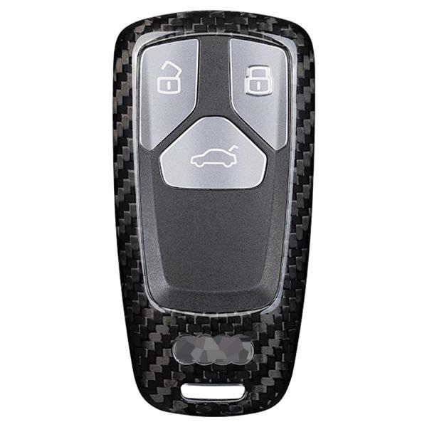 【並行輸入品】M.JVisun 純正カーボンファイバーキーフォブカバー アウディ A4 A4L A5...