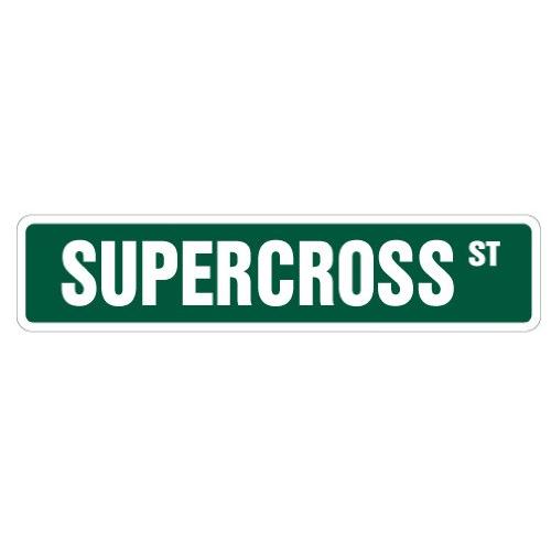 【並行輸入品】SUPERCROSS Street Sign dirtbike motorcycle ...