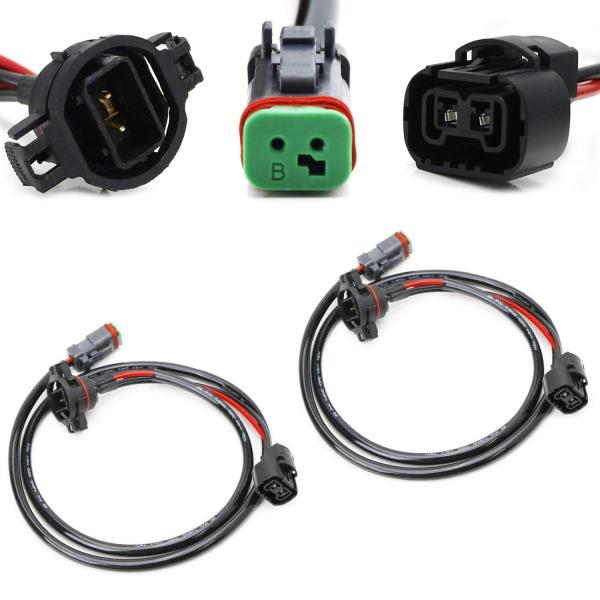 【並行輸入品】iJDMTOY（2）5202 2504 PSX24W工場用フォグランプエクステンション...