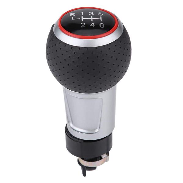 【並行輸入品】Acouto PUリーダー6速カーギアシフトノブ 手動シフター アウディA4 S4 B...
