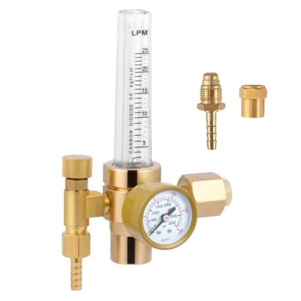 【並行輸入品】Reboot CO2 ガスレギュレーター フルカッパー 流量計 ミグ溶接 ガスレギュレ...