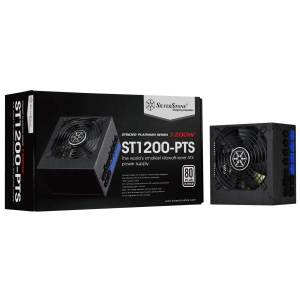 SilverStone Technology 1200ワット フルモジュラー 80プラス プラチナ電...