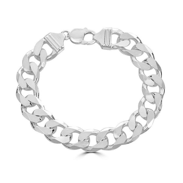 【並行輸入品】Harlembling メンズ ソリッド 925 スターリングシルバー マイアミキュー...
