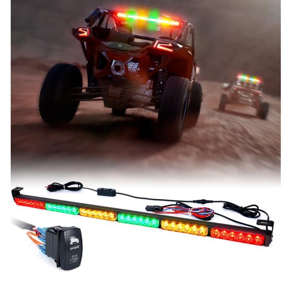 【並行輸入品】Xprite 36インチ オフロード リアチェイス LED ストロボライトバー オール...