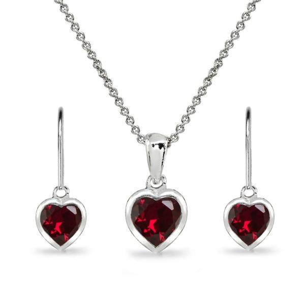 【並行輸入品】B. BRILLIANT スターリングシルバー 本物または合成宝石 ベゼルセット ネッ...