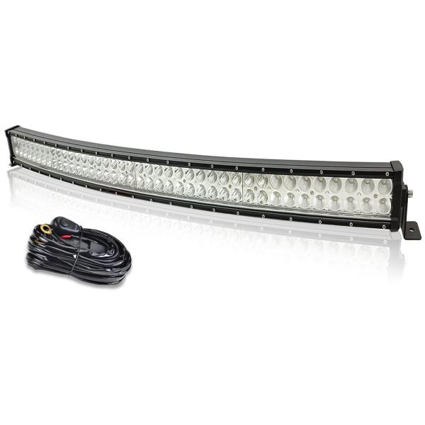 【並行輸入品】Willpower ダブルカーブLEDライトバー 42インチ 240W スポットフラッ...