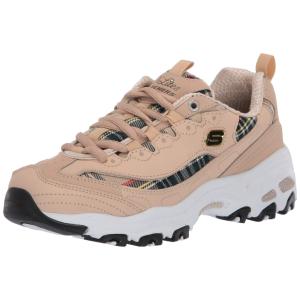 【並行輸入品】Skechers レディース D'Lites Mountain Alps スノーシューズ, ナチュラル/ブラック, 10 Skec