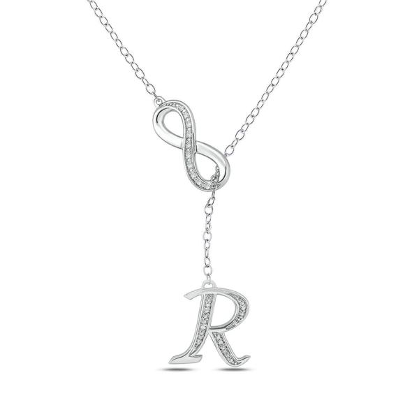 【並行輸入品】Cali Trove ラウンドホワイトダイヤモンドアクセント スターリングシルバー イ...
