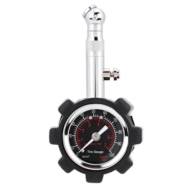 【並行輸入品】KIMISS Tire Pressure Gauge, Manual Hand 0 1...