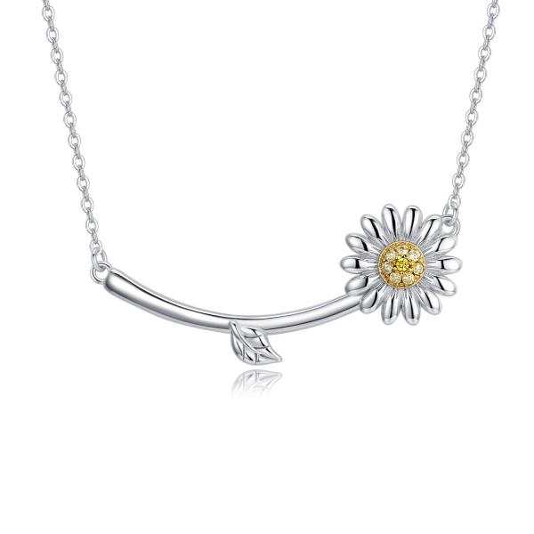 【並行輸入品】TRISHULA デイジーネックレス レディース 925スターリングシルバーフラワーペ...