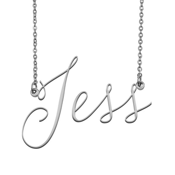 Dancing Wolf Personal Custom Name Necklace Jess Mo...