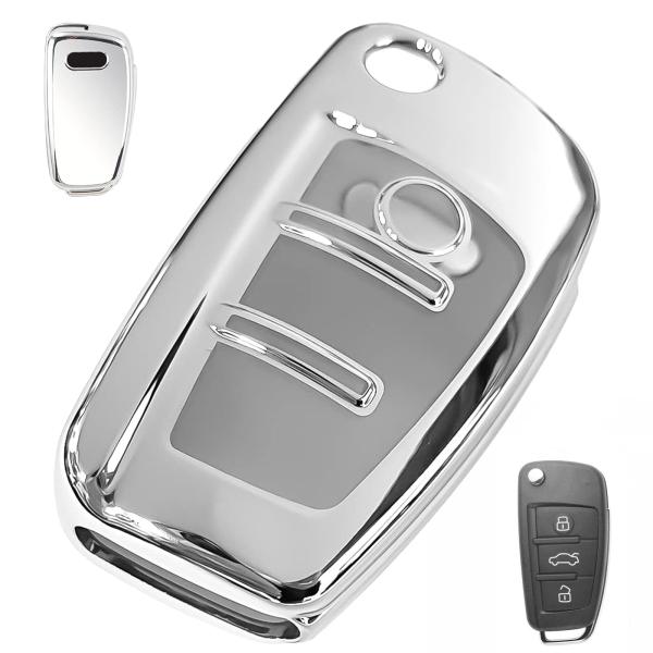 【並行輸入品】[x xotic tech] シルバー ソフトTPU キーフォブシェルスキンカバー、ア...