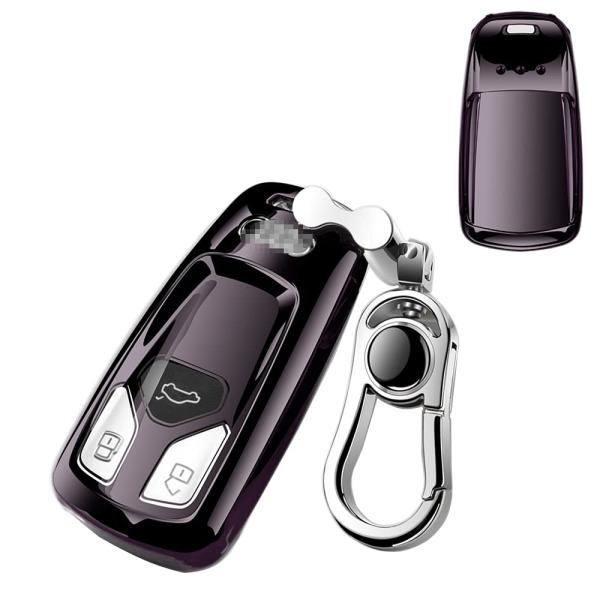 【並行輸入品】K LAKEY キーフォブカバー アウディボタン リモートキー A4 RS4 A5 F...