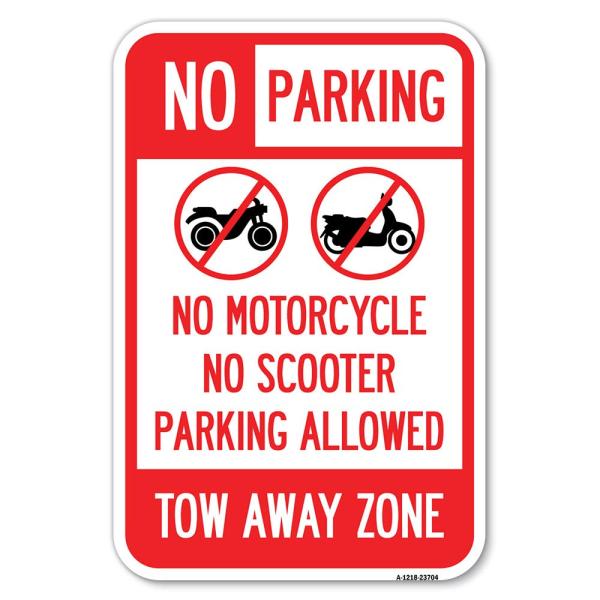 【並行輸入品】No Parking No Motorcycle No Scooter Parking...