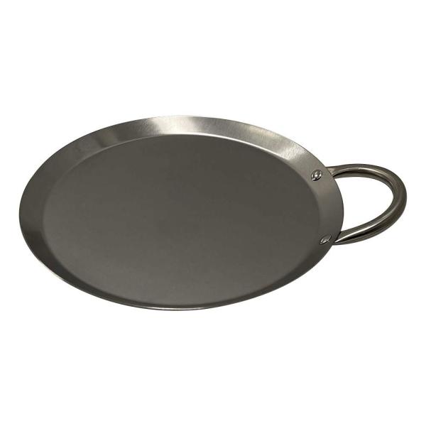 MH GLOBAL Comal Round 11 Inch Stainless Steel Roun...