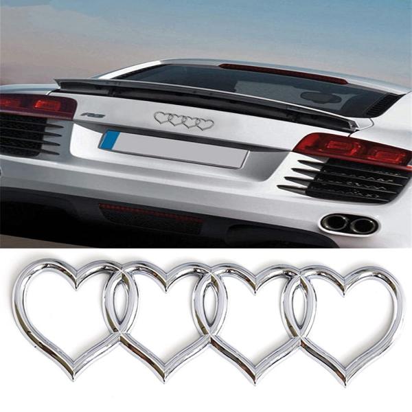 【並行輸入品】Love Heart ロゴ リアトランクバッジ エンブレム デカール ステッカー オー...