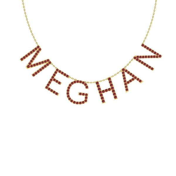 【並行輸入品】Diamondere’s Personalized Name Necklace wit...