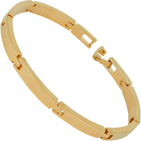 【並行輸入品】LIFETIME JEWELRY Designer Solid Bar Link Br...