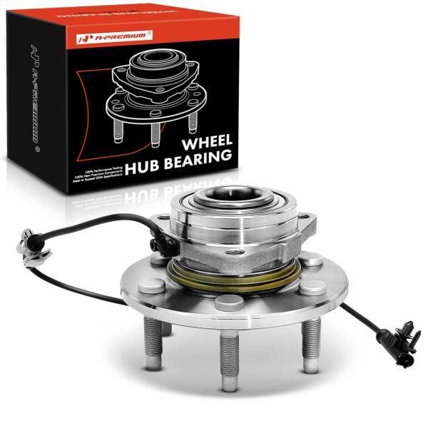 【並行輸入品】A Premium フロントホイールベアリングとハブアセンブリ シボレーシルバラード ...