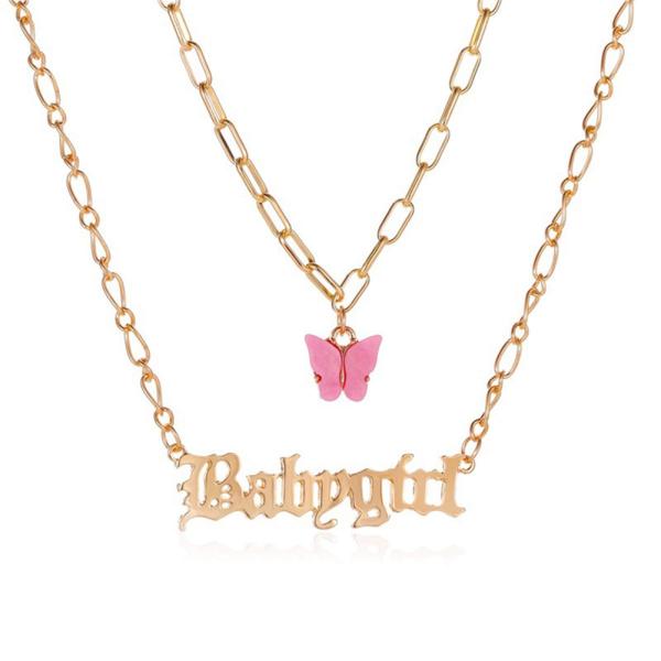 【並行輸入品】Washranp Necklace Chain for Women Girls, Do...