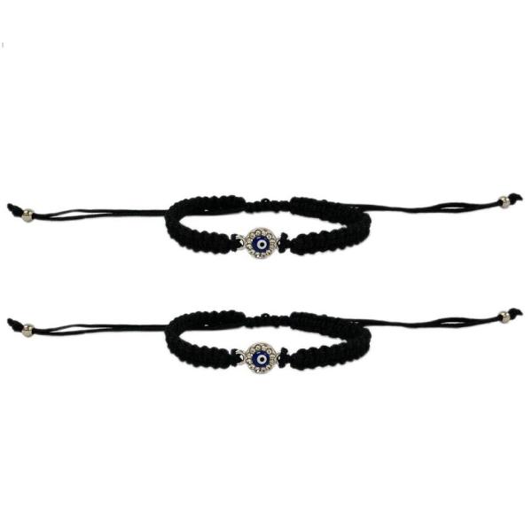 【並行輸入品】2 Evil Eye Adjustable Bracelets Good Luck C...