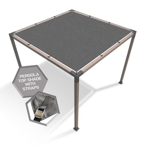 【並行輸入品】Sail Shade with Straps (10x10, Grey): Premi...