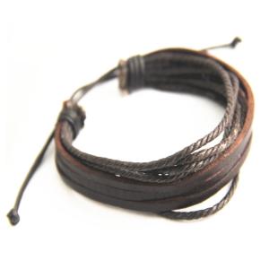 【並行輸入品】HEART SPEAKER Bracelet Long lasting Men Bangle Portable Brown