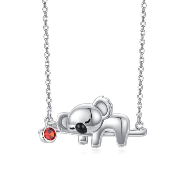 【並行輸入品】JUSTKIDSTOY コアラネックレス スターリングシルバー キュート 動物 コアラ...
