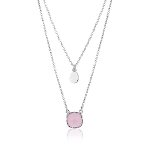 【並行輸入品】Vanbelle スターリングシルバー ジュエリー ダブル レイヤー チェーン ペンダ...
