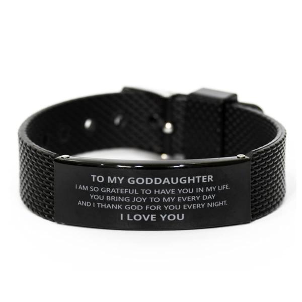 【並行輸入品】My Goddaughter Black Shark Mesh Bracelet Gi...